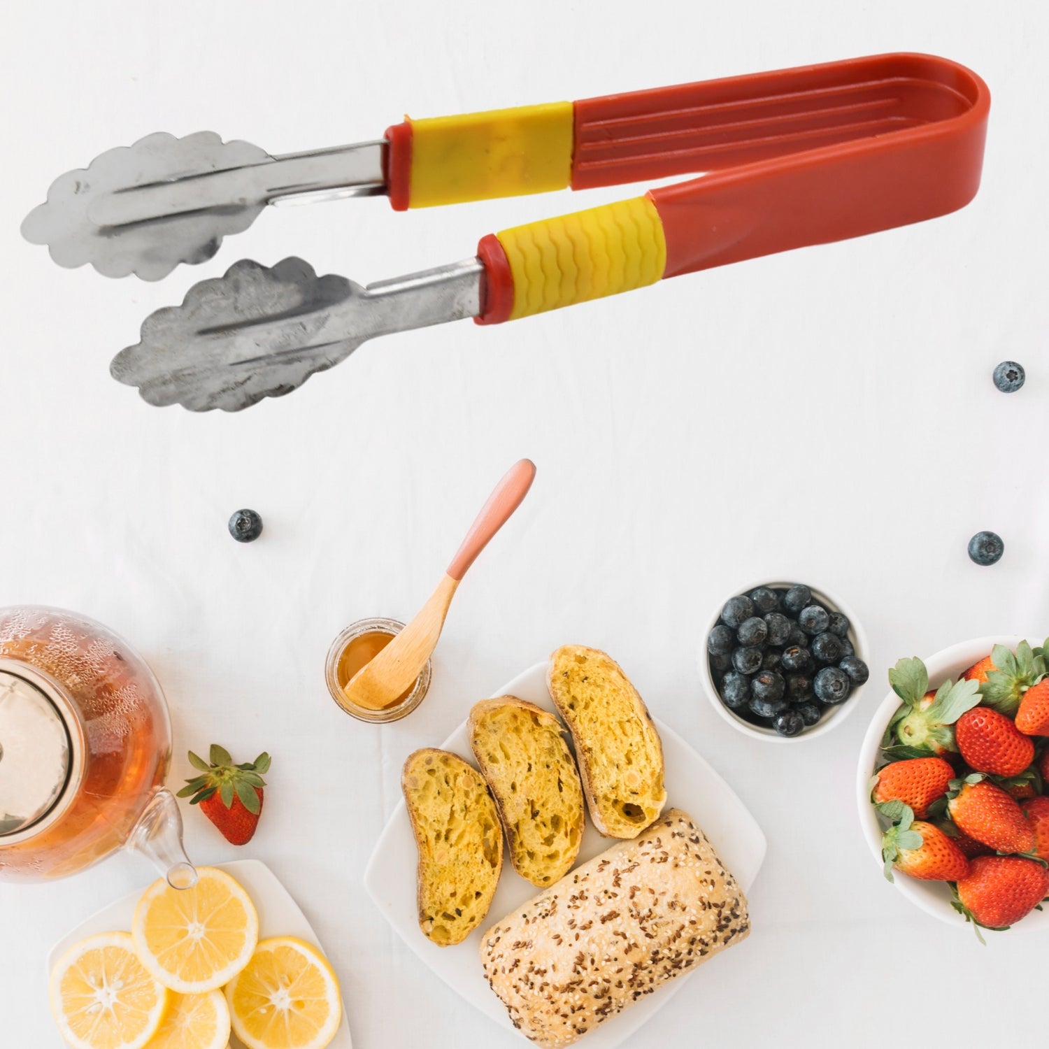 Stainless Steel Multipurpose Utility Tong / Serving Food Tongs / Tong for Kitchen and Bar / Frying, Clipping, Grilling Tong (2 Pcs Set) Stainless Steel Multipurpose Utility Tong / Serving Food Tongs / Tong for Kitchen and Bar / Frying, Clipping, Grilling Tong (2 Pcs Set)